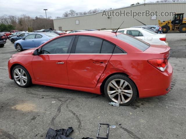 2013 Chevrolet Cruze Ltz Red vin: 1G1PG5SB5D7284141