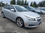 2013 Chevrolet Cruze Ltz Silver vin: 1G1PG5SB5D7301360