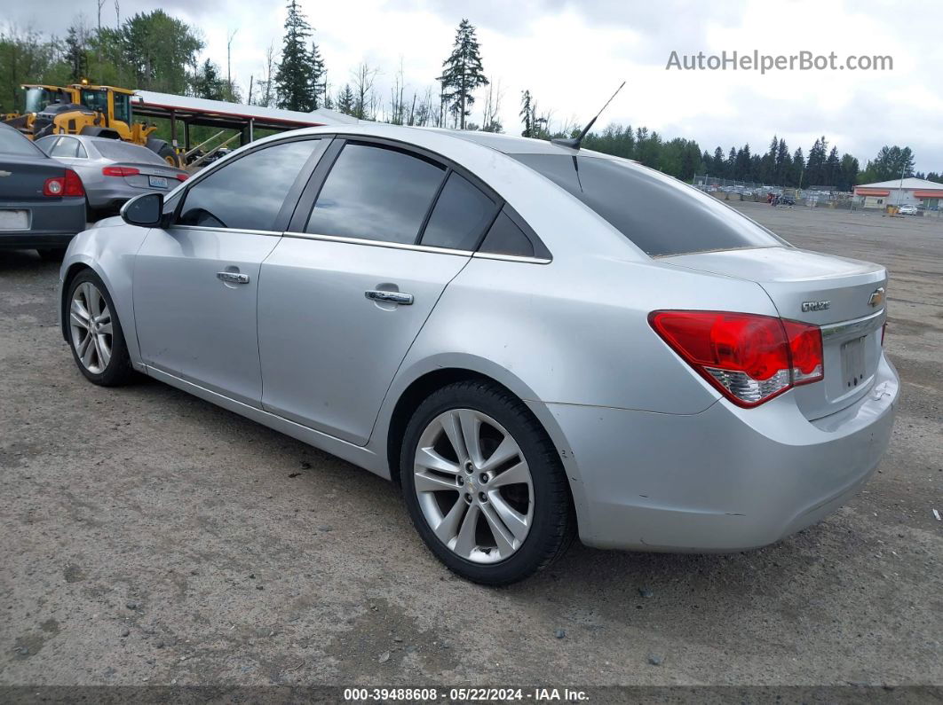 2013 Chevrolet Cruze Ltz Silver vin: 1G1PG5SB5D7301360