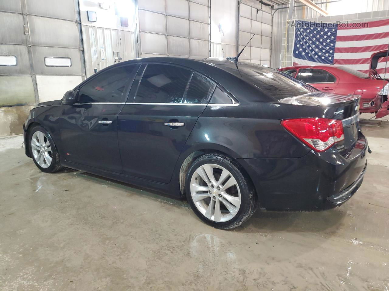 2014 Chevrolet Cruze Ltz Black vin: 1G1PG5SB5E7116193