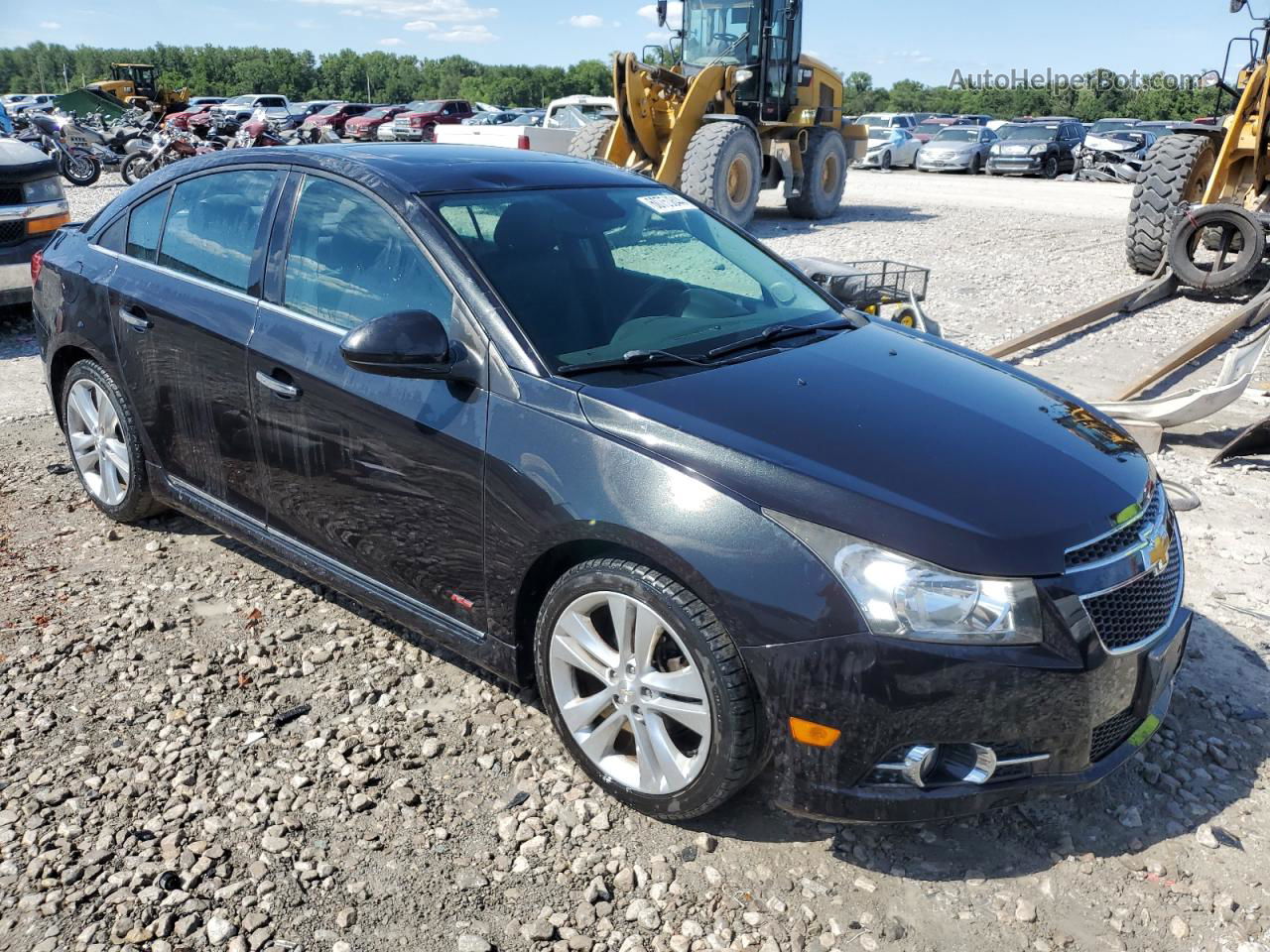 2014 Chevrolet Cruze Ltz Black vin: 1G1PG5SB5E7194859