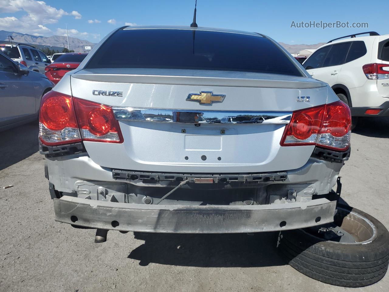 2014 Chevrolet Cruze Ltz Серебряный vin: 1G1PG5SB5E7418941