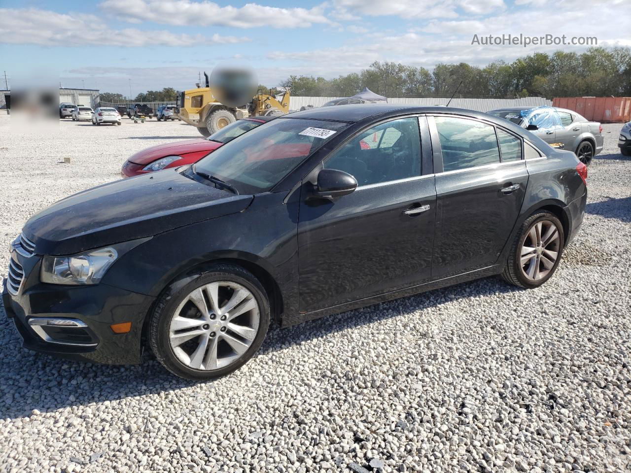 2015 Chevrolet Cruze Ltz Черный vin: 1G1PG5SB5F7104613