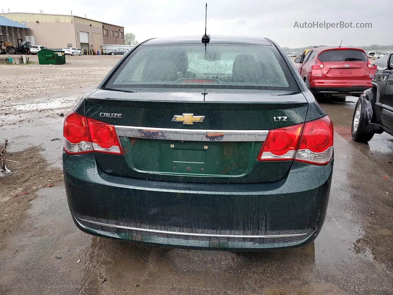 2015 Chevrolet Cruze Ltz Зеленый vin: 1G1PG5SB5F7150992