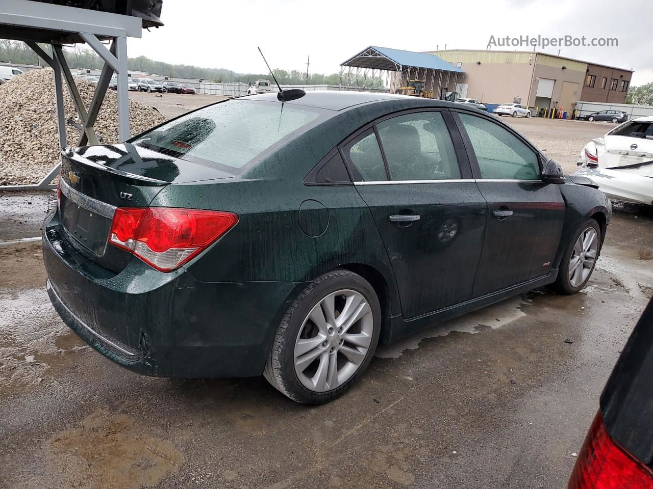 2015 Chevrolet Cruze Ltz Зеленый vin: 1G1PG5SB5F7150992