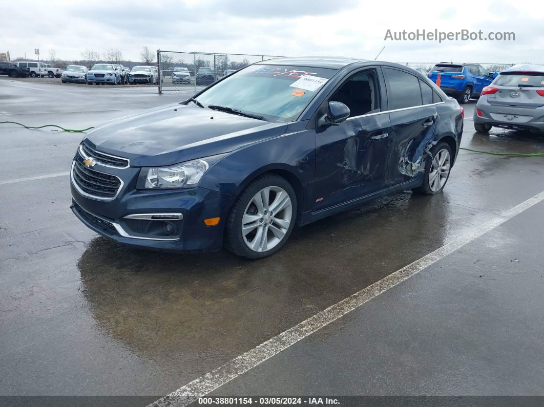 2015 Chevrolet Cruze Ltz Blue vin: 1G1PG5SB5F7184365