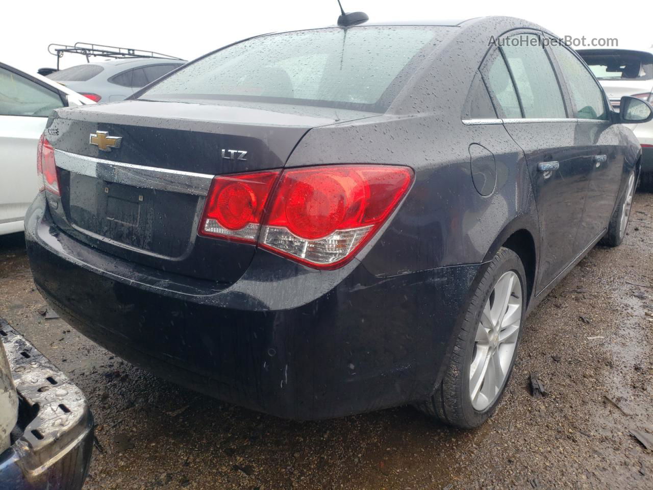 2015 Chevrolet Cruze Ltz Gray vin: 1G1PG5SB5F7257055