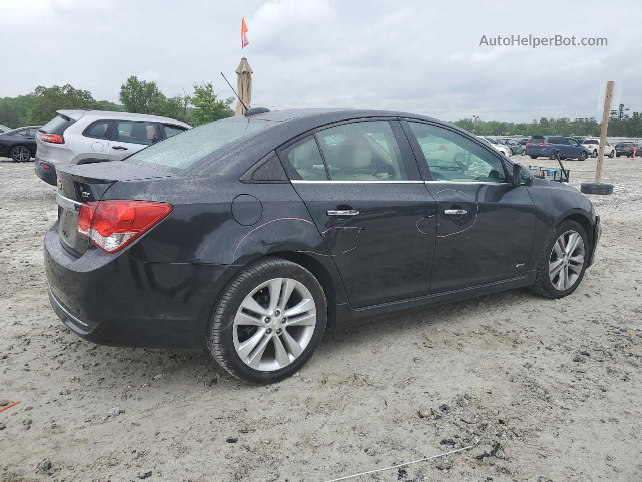 2015 Chevrolet Cruze Ltz Black vin: 1G1PG5SB5F7300860