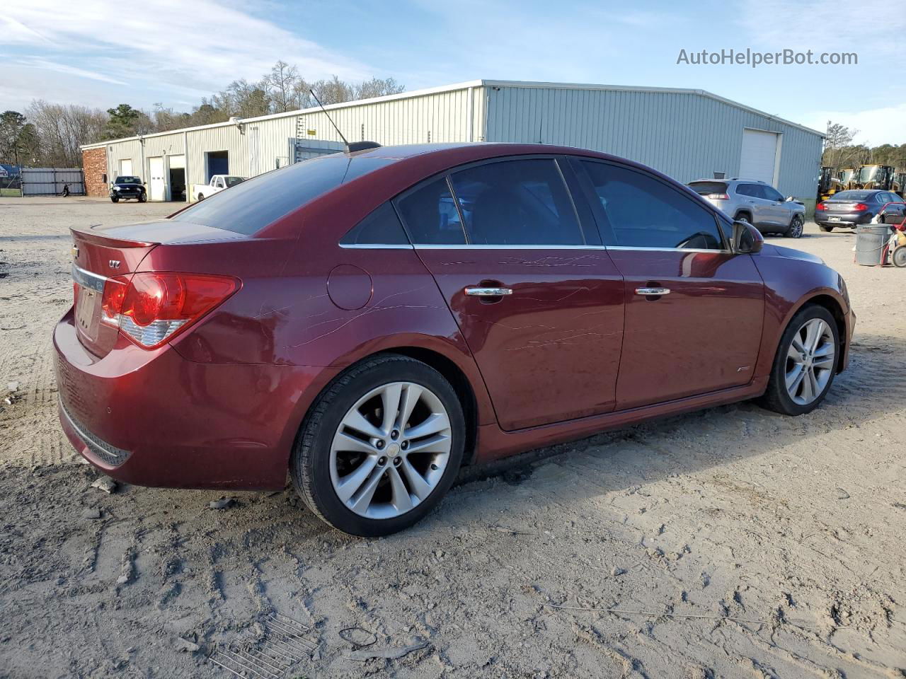 2016 Chevrolet Cruze Limited Ltz Burgundy vin: 1G1PG5SB5G7140898