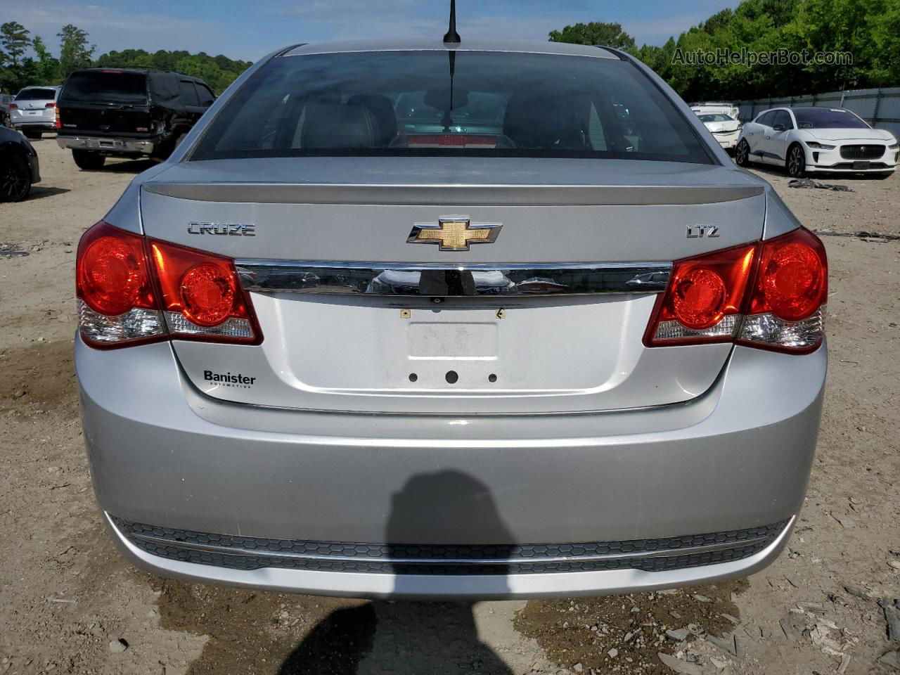 2013 Chevrolet Cruze Ltz Silver vin: 1G1PG5SB6D7244568