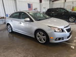 2013 Chevrolet Cruze Ltz Silver vin: 1G1PG5SB6D7278834