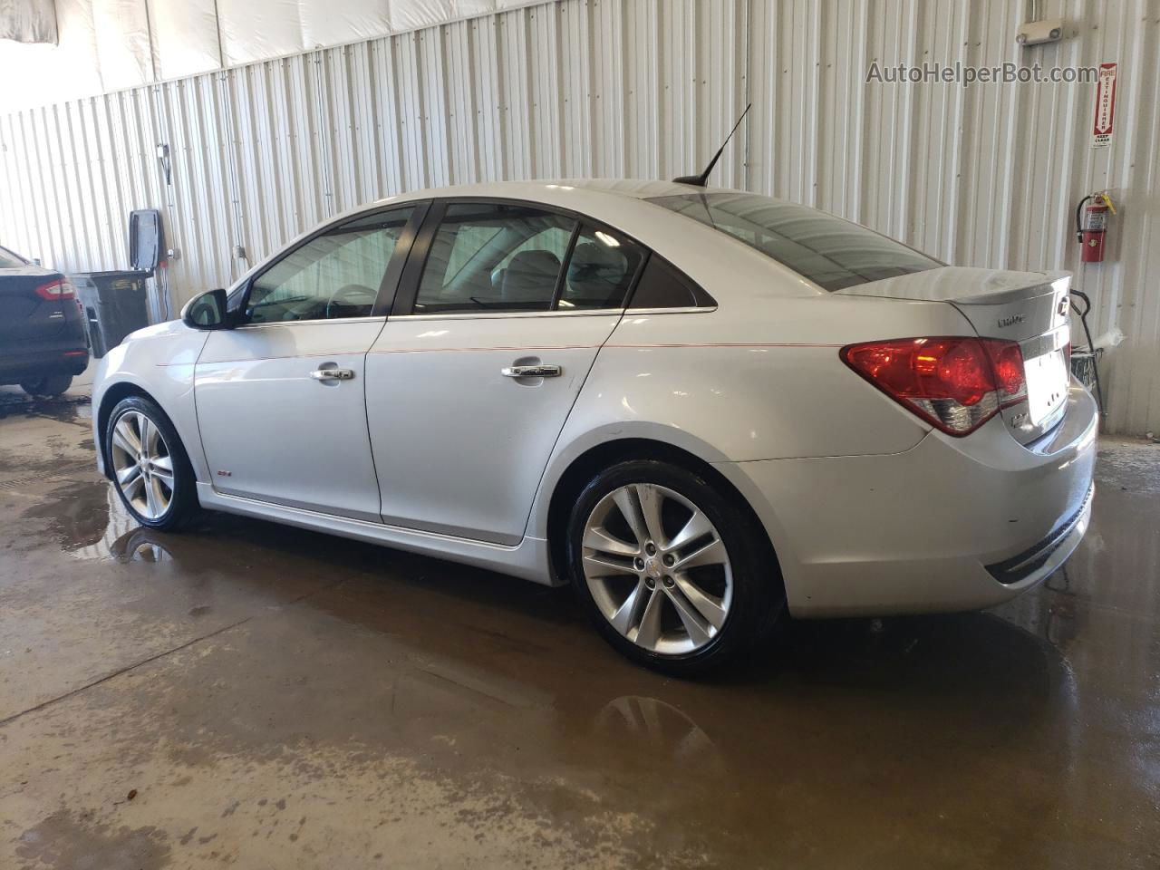 2013 Chevrolet Cruze Ltz Silver vin: 1G1PG5SB6D7278834