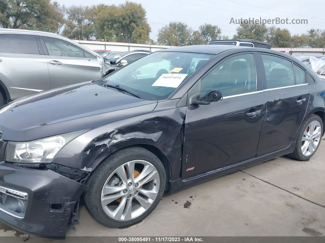 2015 Chevrolet Cruze Ltz Gray vin: 1G1PG5SB6F7174525