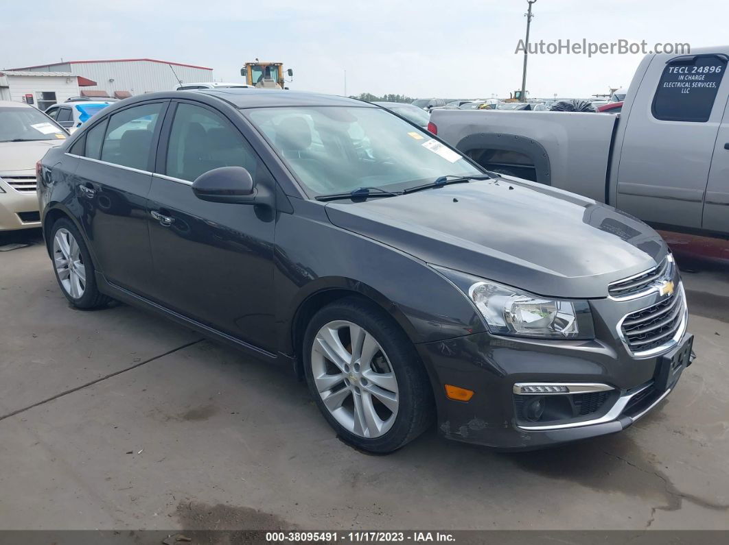 2015 Chevrolet Cruze Ltz Gray vin: 1G1PG5SB6F7174525