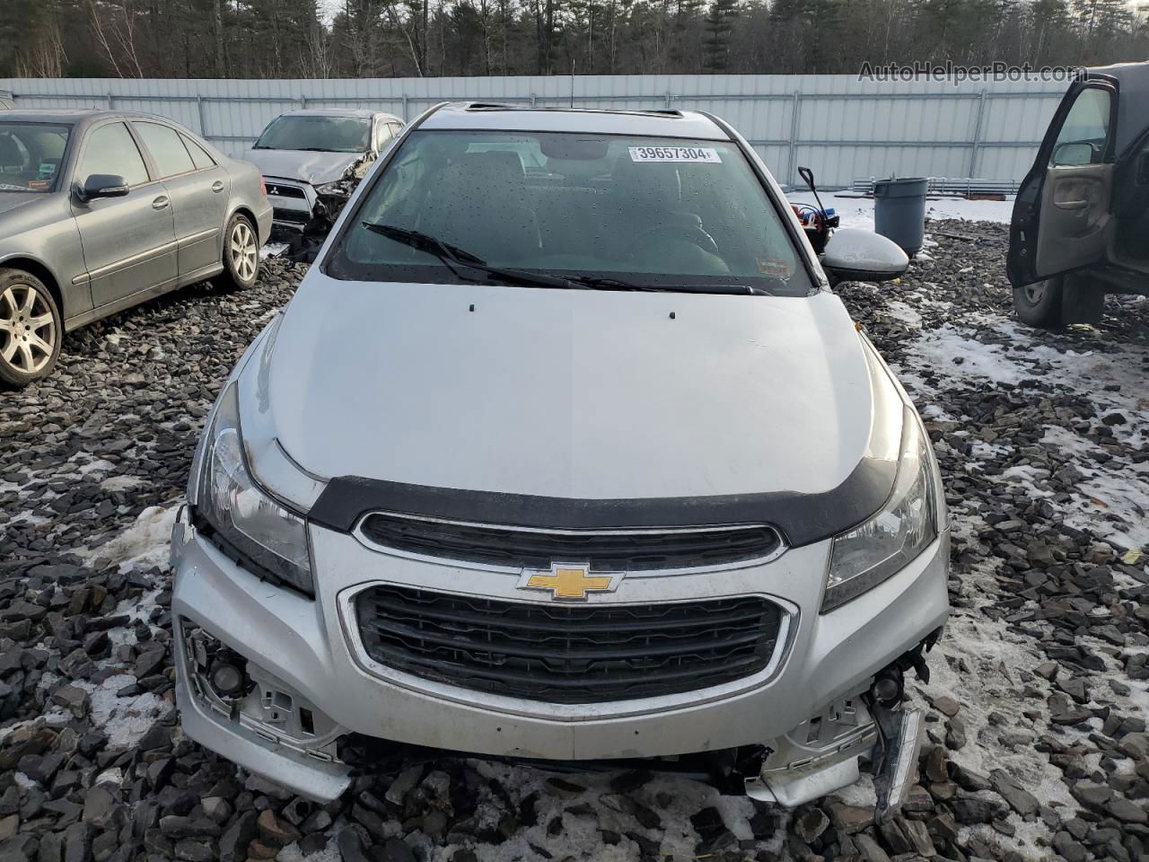 2015 Chevrolet Cruze Ltz Silver vin: 1G1PG5SB6F7279615