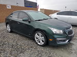 2015 Chevrolet Cruze Ltz Green vin: 1G1PG5SB6F7284460