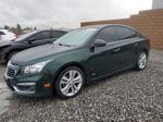 2015 Chevrolet Cruze Ltz Green vin: 1G1PG5SB6F7284460