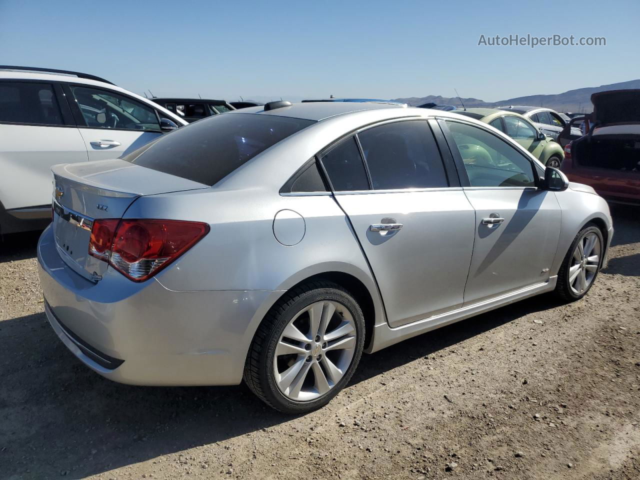 2015 Chevrolet Cruze Ltz Silver vin: 1G1PG5SB6F7287522