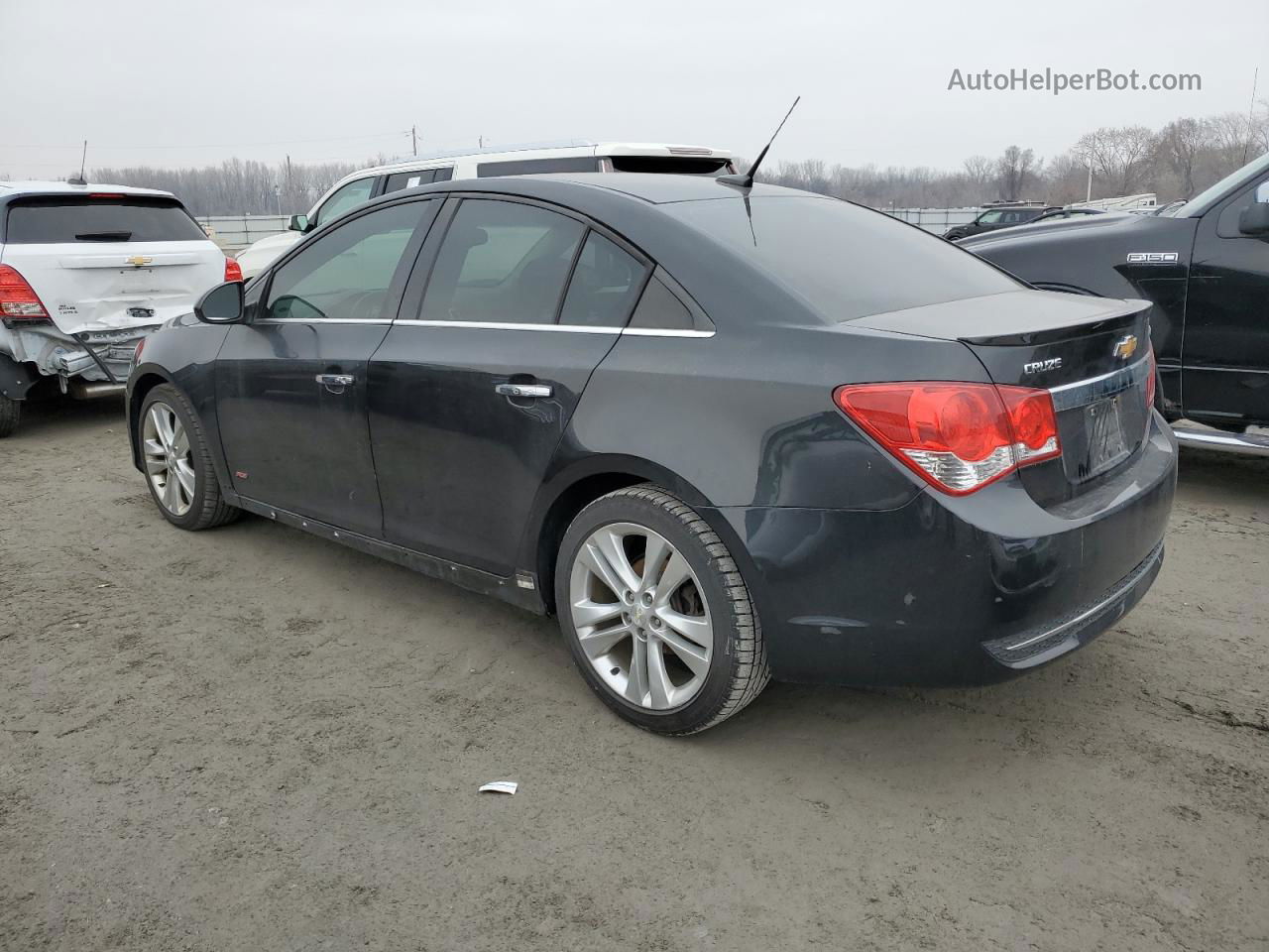 2014 Chevrolet Cruze Ltz Black vin: 1G1PG5SB7E7391872