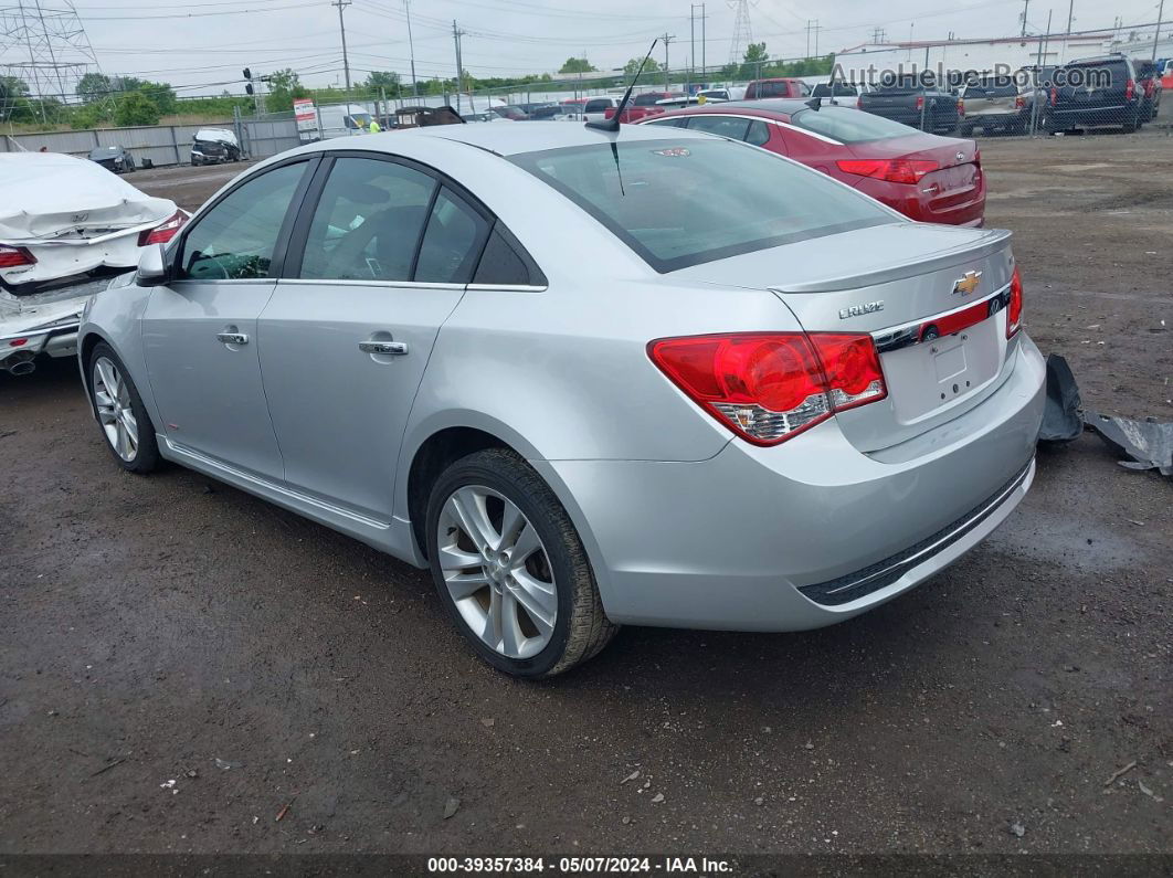 2014 Chevrolet Cruze Ltz Silver vin: 1G1PG5SB7E7433988