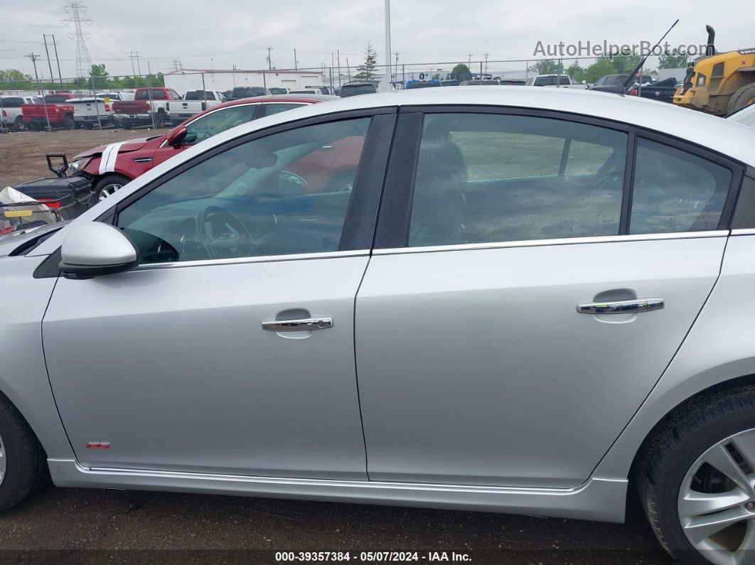 2014 Chevrolet Cruze Ltz Silver vin: 1G1PG5SB7E7433988