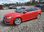 2015 Chevrolet Cruze Ltz Red vin: 1G1PG5SB7F7112602