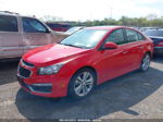 2015 Chevrolet Cruze Ltz Red vin: 1G1PG5SB7F7120330