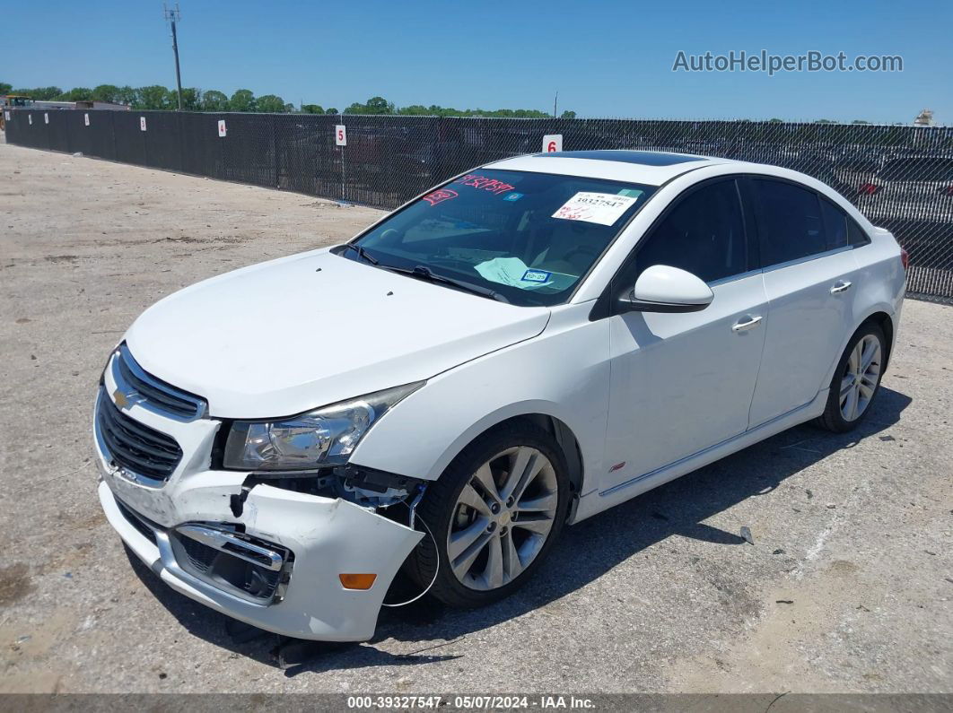 2015 Chevrolet Cruze Ltz White vin: 1G1PG5SB7F7234828