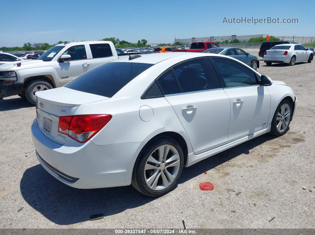 2015 Chevrolet Cruze Ltz White vin: 1G1PG5SB7F7234828