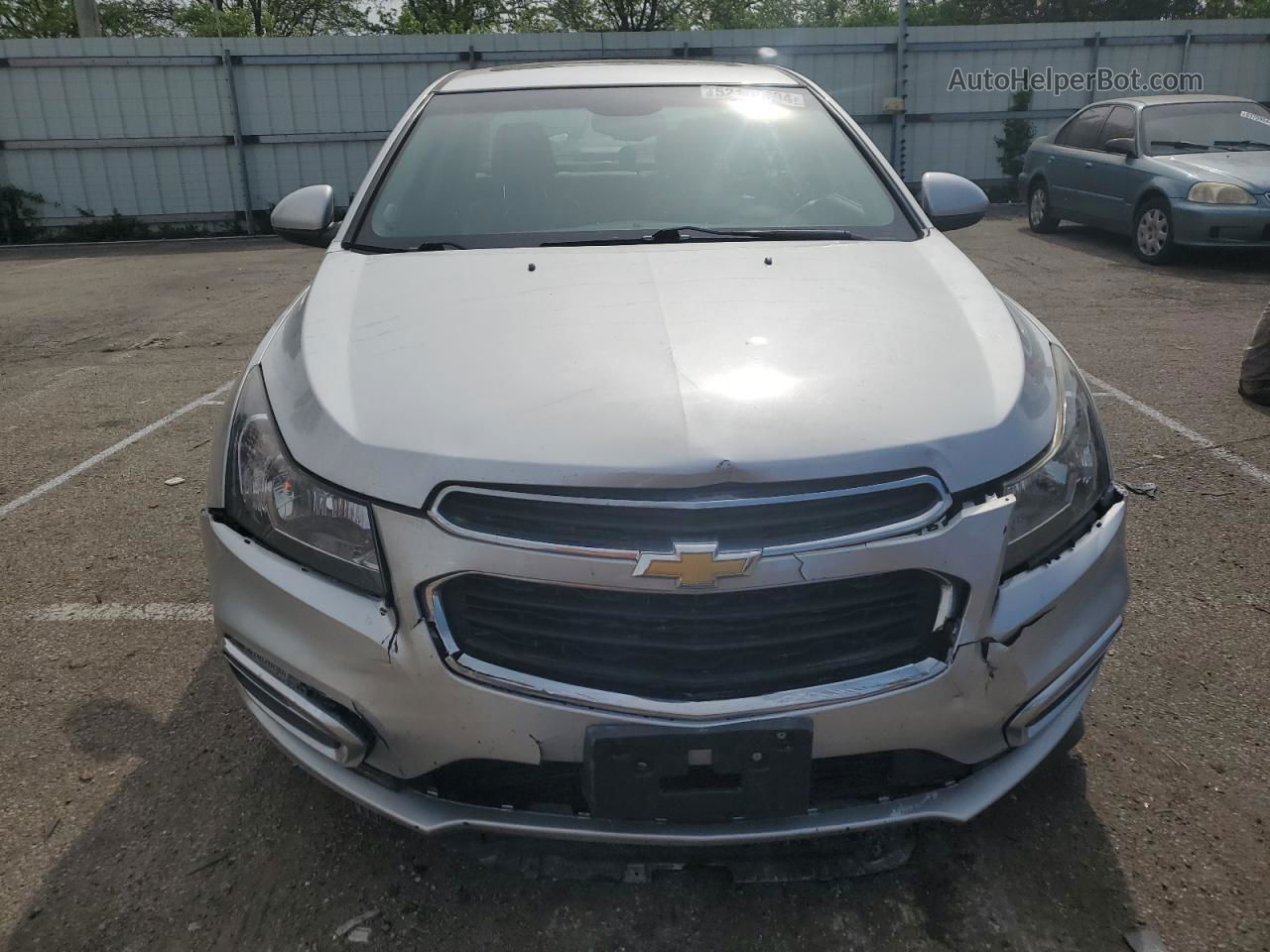 2015 Chevrolet Cruze Ltz Silver vin: 1G1PG5SB7F7265030