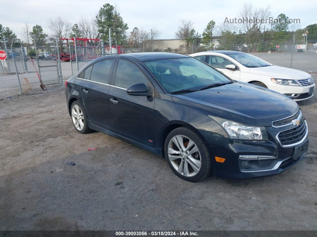 2015 Chevrolet Cruze Ltz Black vin: 1G1PG5SB7F7272057