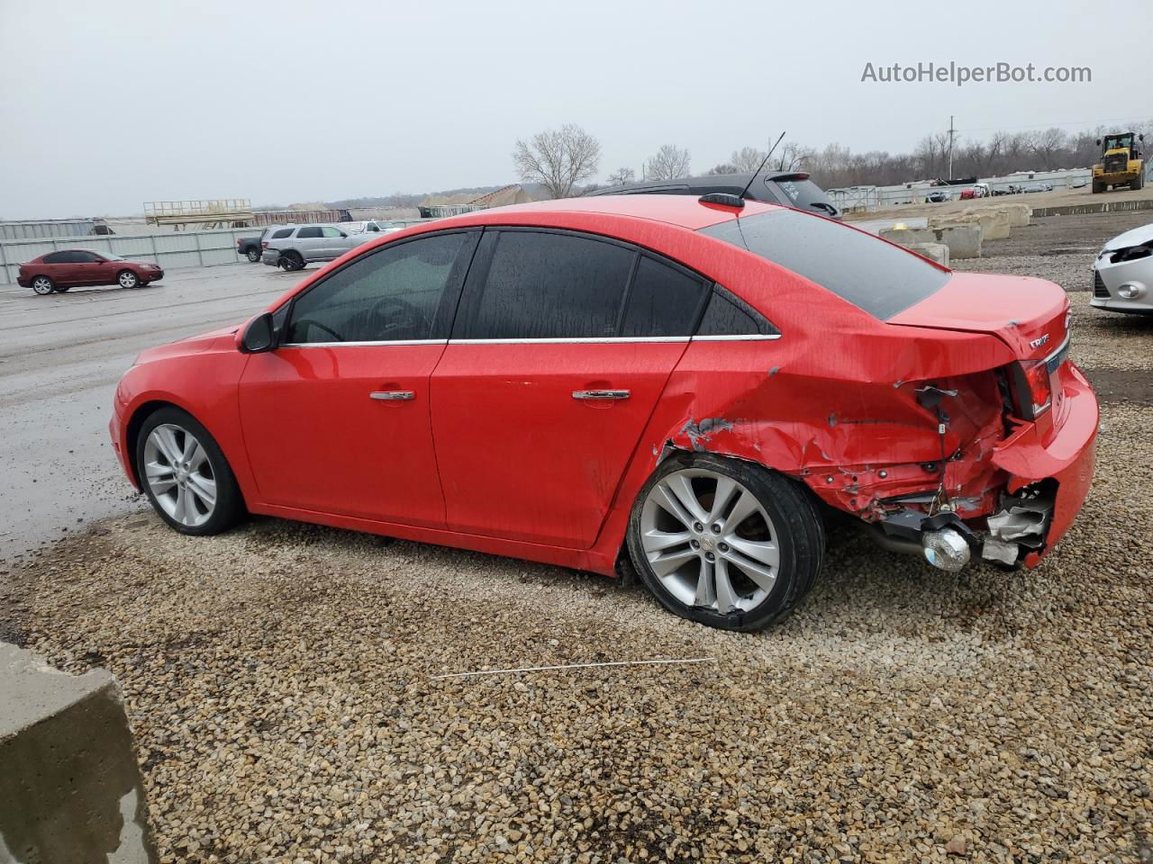 2016 Chevrolet Cruze Limited Ltz Red vin: 1G1PG5SB7G7103772