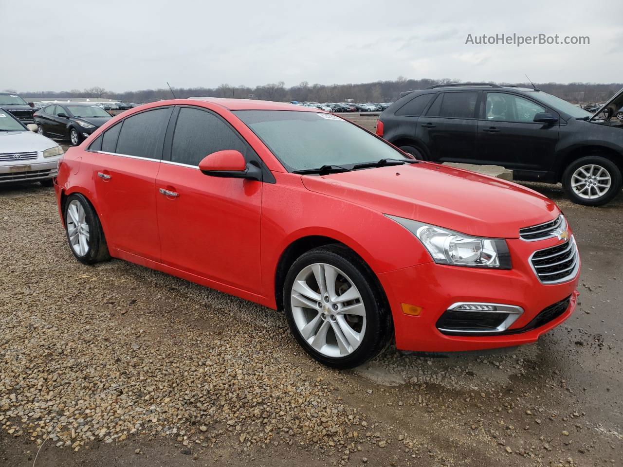 2016 Chevrolet Cruze Limited Ltz Red vin: 1G1PG5SB7G7103772