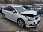 2013 Chevrolet Cruze Ltz White vin: 1G1PG5SB8D7315592