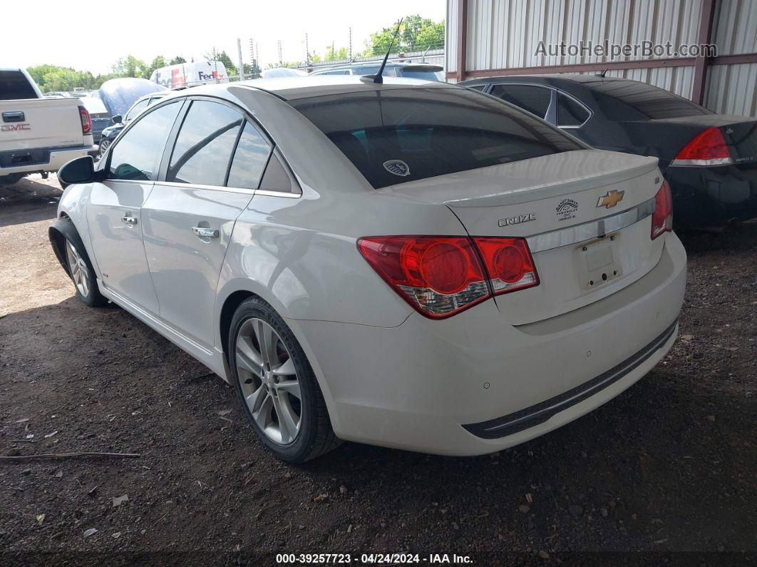 2014 Chevrolet Cruze Ltz White vin: 1G1PG5SB8E7289805