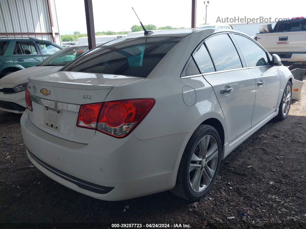 2014 Chevrolet Cruze Ltz White vin: 1G1PG5SB8E7289805