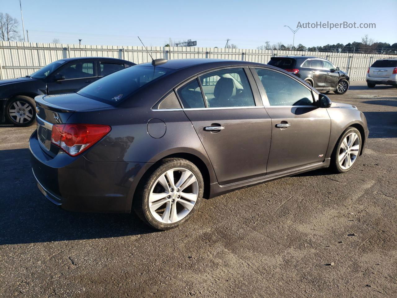 2015 Chevrolet Cruze Ltz Charcoal vin: 1G1PG5SB8F7125889