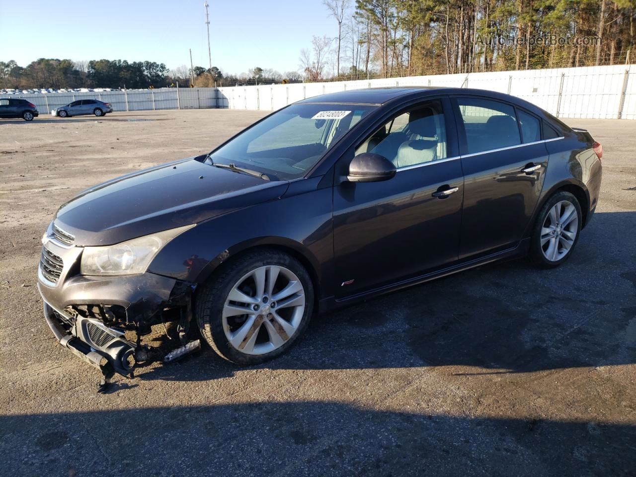 2015 Chevrolet Cruze Ltz Charcoal vin: 1G1PG5SB8F7125889