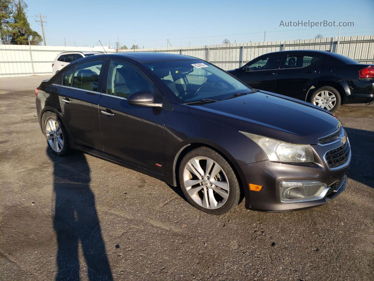 2015 Chevrolet Cruze Ltz Charcoal vin: 1G1PG5SB8F7125889