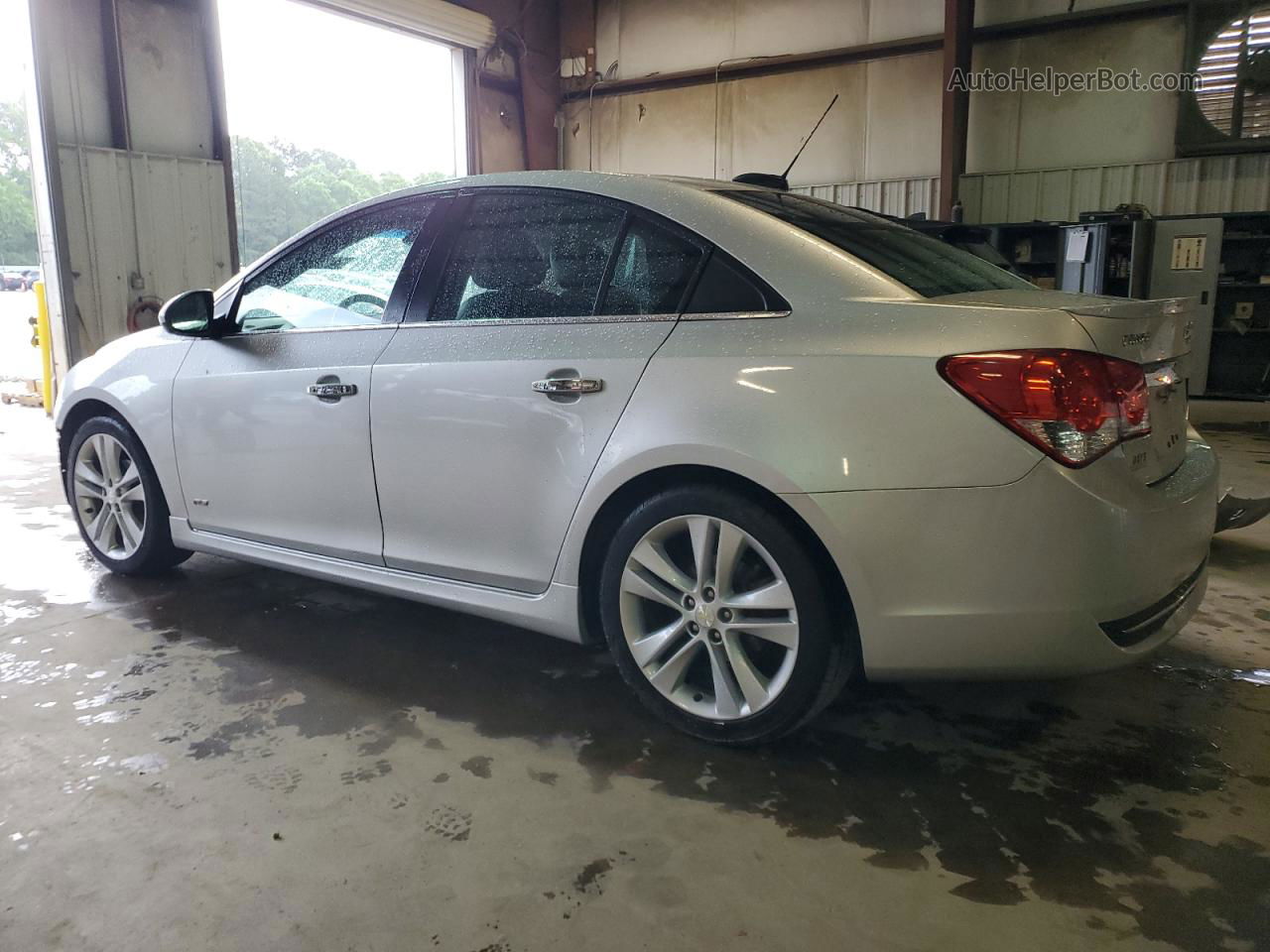 2015 Chevrolet Cruze Ltz Silver vin: 1G1PG5SB8F7145348