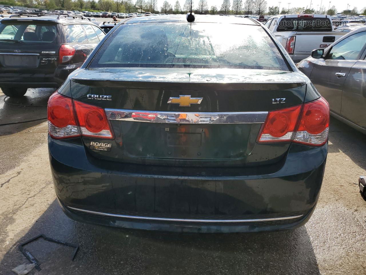 2015 Chevrolet Cruze Ltz Зеленый vin: 1G1PG5SB8F7215771