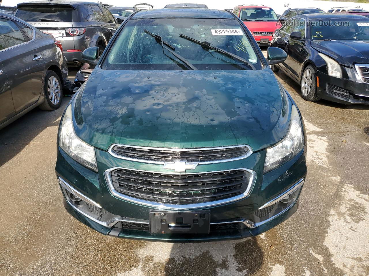 2015 Chevrolet Cruze Ltz Green vin: 1G1PG5SB8F7215771