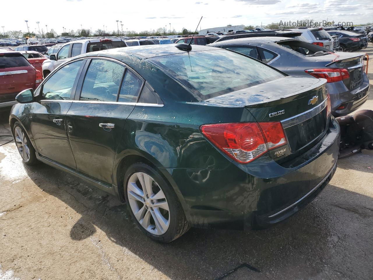 2015 Chevrolet Cruze Ltz Зеленый vin: 1G1PG5SB8F7215771