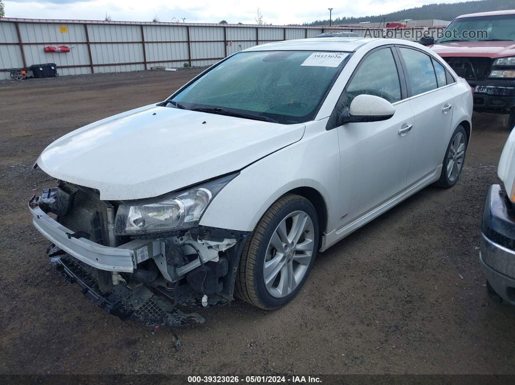 2015 Chevrolet Cruze Ltz White vin: 1G1PG5SB8F7242632