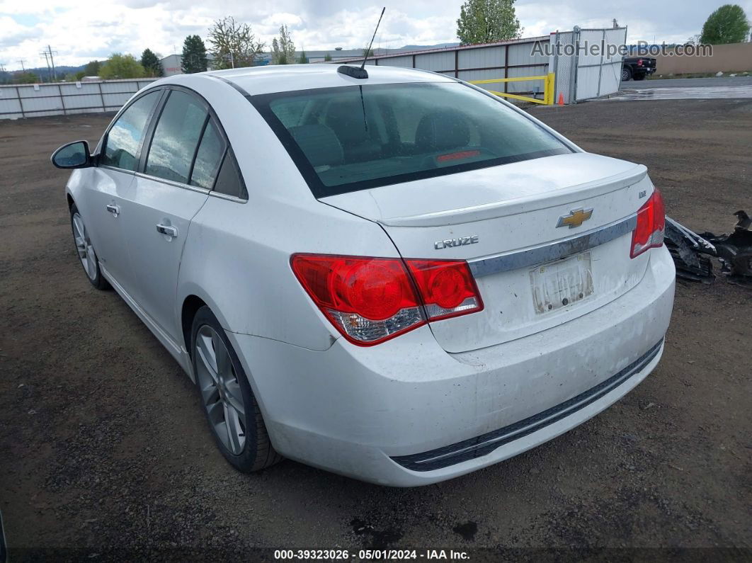 2015 Chevrolet Cruze Ltz White vin: 1G1PG5SB8F7242632