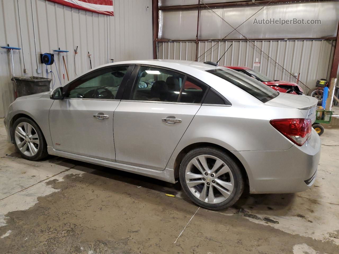 2015 Chevrolet Cruze Ltz Silver vin: 1G1PG5SB8F7253193