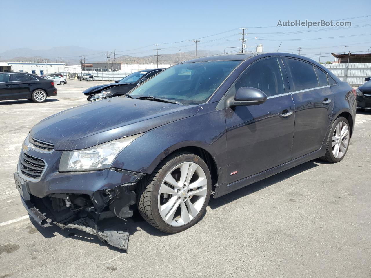 2016 Chevrolet Cruze Limited Ltz Charcoal vin: 1G1PG5SB8G7101495