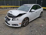 2013 Chevrolet Cruze Ltz White vin: 1G1PG5SB9D7129978