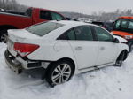 2013 Chevrolet Cruze Ltz White vin: 1G1PG5SB9D7222323