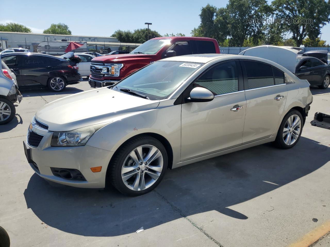 2013 Chevrolet Cruze Ltz Gold vin: 1G1PG5SB9D7268962